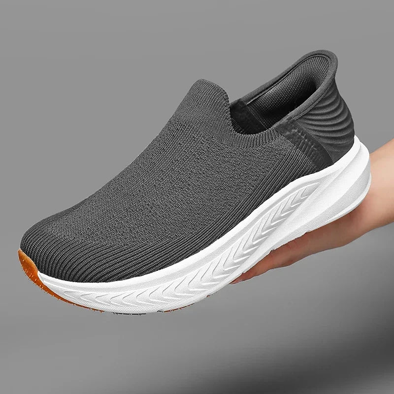 Men Sneakers Breathable Lightweight Soft Zero Drop Sole Barefoot Wide-toed Shoes Fashion Men Casual Shoes Outdoor Running Shoes