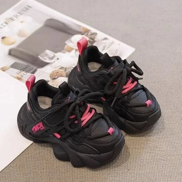 2024 Autumn New Children Sneakers for Girls Fashion Korean Style Soft Comfortable Casual Versatile Keep Warm Cotton Chic Shoes